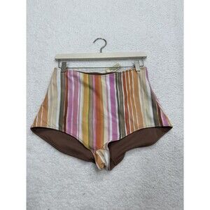 Zulu & Zephyr Swimsuit Bottom Pink Stripe Resort Beach Vacay Size US 8 New